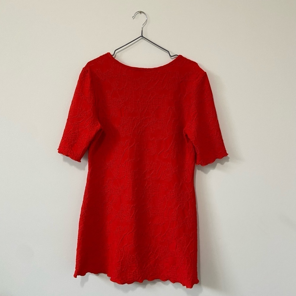 Joseph Ribkoff Red Tunic Top - Picture 7 of 7